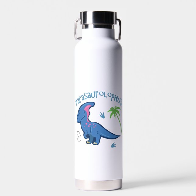 Niedlich Parasaurolophus Trinkflasche (Vorne)