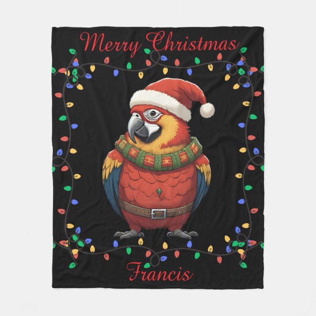 Niedlich Parrot Fleece Blanket (Vorderseite)