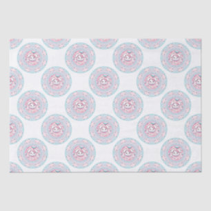 Niedlich Pastel Candy Kawaii Bunny Polka Dot Manda Seidenpapier