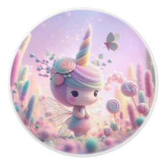 Niedlich Pastel Fairy Keramikknauf