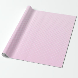 Niedlich Pastel Pink Halftone Gradient Girly Geschenkpapier