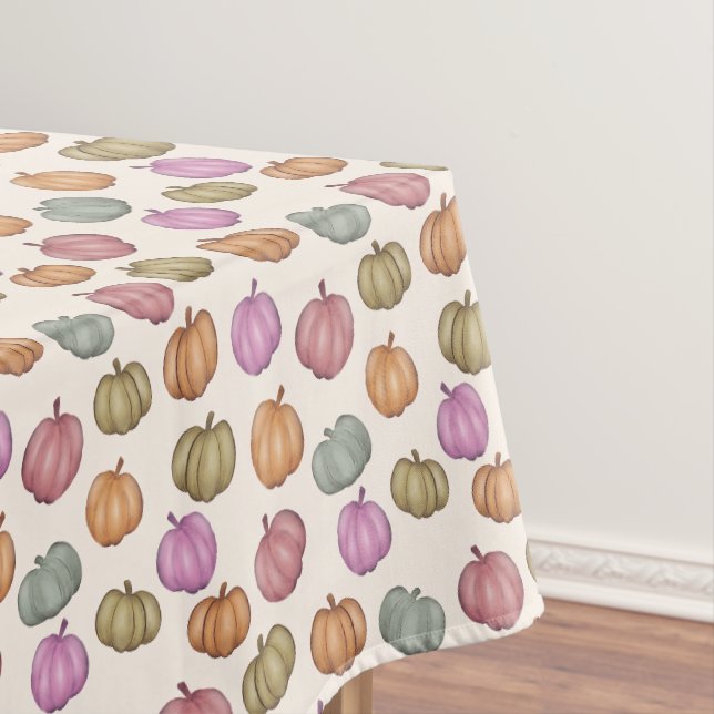 Niedlich Pastel Pumpkin Pastel Muster Party Tischdecke (Beispiel)