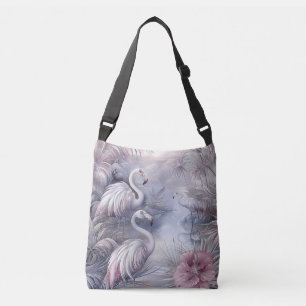 Niedlich Pastel Safari Wild Whimsical Animals Flam Tragetaschen Mit Langen Trägern