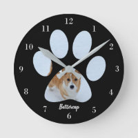 Niedlich Paw Print Dog Foto Custom Pet Besitzer Bl