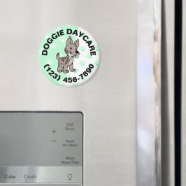 Niedlich Paw Print Doggie Daycare Magnet
