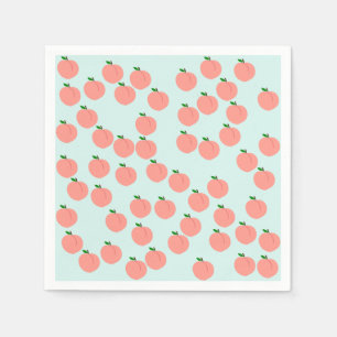 Niedlich Peach Paper Napkins Serviette