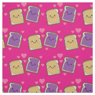 Niedlich Peanut Butter & Jelly Kids PBJ Kawaii Car Stoff