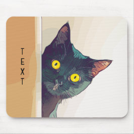 Niedlich Peeking Cat Design Mouse Pad Mousepad