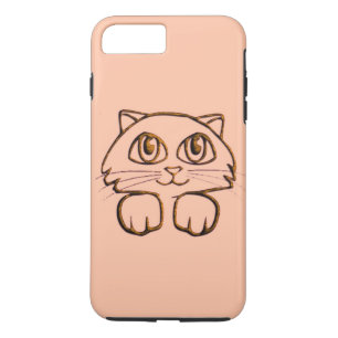 Niedlich Peeking Kitty Cat Pink Case-Mate iPhone Hülle