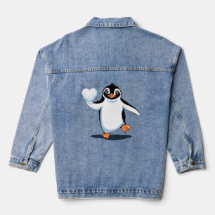Niedlich Penguin Lover Jeansjacke