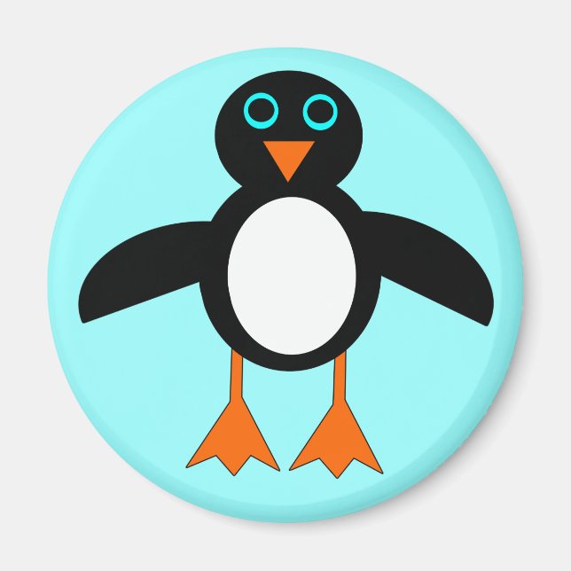 Niedlich Penguin Magnet (Vorne)