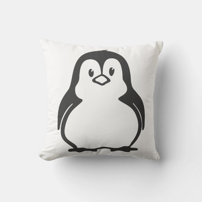 NIEDLICH PENGUIN PILLOWS KISSEN (Vorderseite)