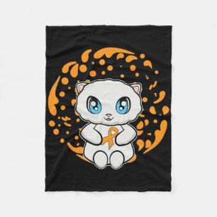 Niedlich Persische Katze Anime Kitten Leukämie Bew Fleecedecke