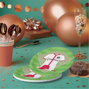 Niedlich Personalisierter Baseball Pappteller