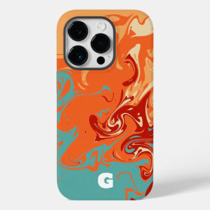 Niedlich Personalize Pastel Marbel Case-Mate iPhone 14 Pro Hülle
