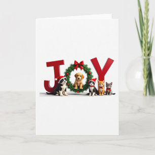 Niedlich Pet Joghurts Weihnachtskarte Kätzchen Wel Karte