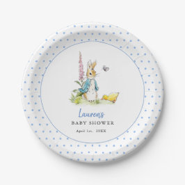 Niedlich Peter Rabbit Baby Boy Dusche Blue Pappteller