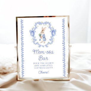Niedlich Peter Rabbit Baby Dusche Mama-osa Bar Poster