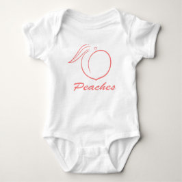 Niedlich, Pfirsiche Baby Bodysuit, Ein Stück Baby Strampler