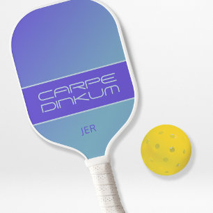 Niedlich Pickleball Dink Pun Sports Ombre Blau Lil Schläger