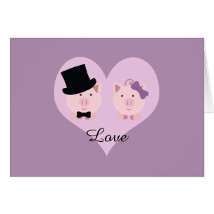Niedlich Pig Couple