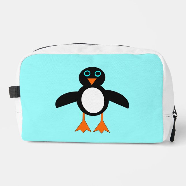 Niedlich Pinguin Waschbeutel (Vorderseite)