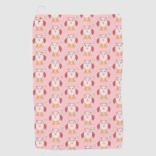 Niedlich Pink Baby Girl Golf Handtuch