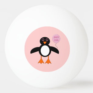 Niedlich Pink Baby Girl Ping Pong Ball Tischtennisball