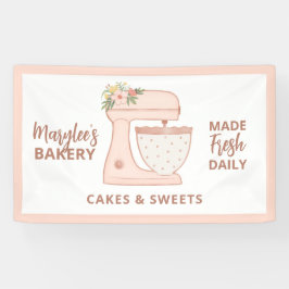 Niedlich Pink Bakery Business Pastry Koch Banner