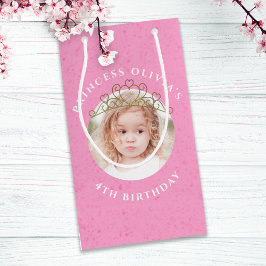 Niedlich Pink Birthday Girl Princess Tiara Simple Kleine Geschenktüte