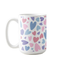 NIEDLICH PINK BLUE LILA VALENTINSTAG HERZEN