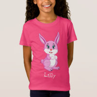 Niedlich Pink Bunny Cartoon