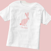 Niedlich Pink Bunny Rabbit Personalisiert