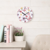 Niedlich Pink Butterfly Monogramm
