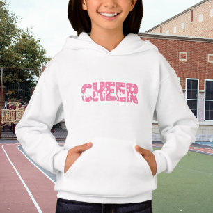 Niedlich Pink Cheerleader Silhouette Hoodie