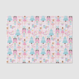 Niedlich Pink Christmas Nutcracker Ballet Seidenpapier