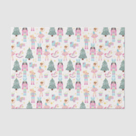 Niedlich Pink Christmas Nutcracker Ballet Seidenpapier