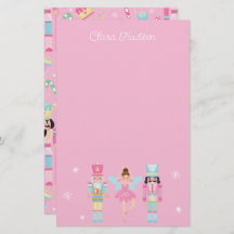 Niedlich Pink Christmas Nutcracker Personalisiert