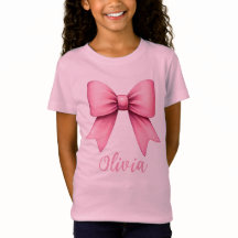 Niedlich Pink Coquette Bow Ästhetik Girl