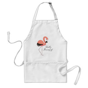 Niedlich Pink Flamingo Funny Script total Fantasti Schürze