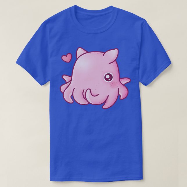 Niedlich Pink Flapjack Octopus T-Shirt (Design vorne)
