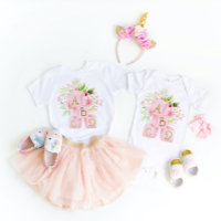 Niedlich Pink Floral Blocks Alphabet