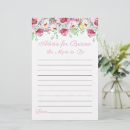 Niedlich Pink Floral Girl Babyduschenberater