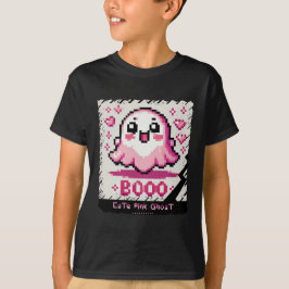 Niedlich Pink Ghost: Sweet and Spooky-Shirt-Junge T-Shirt
