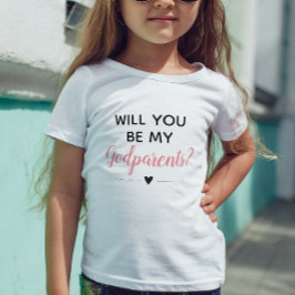 Niedlich Pink Girl wirst du meine Eltern sein Baby T-shirt
