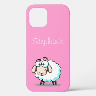 Niedlich Pink Girly Sheep Cartoon Case-Mate iPhone Hülle