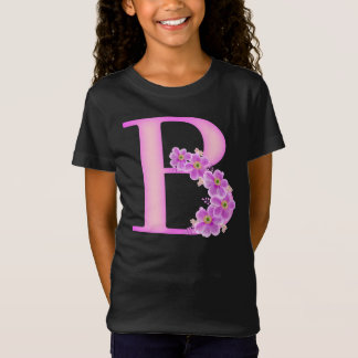 Niedlich Pink Glittery Floral T-Shirt
