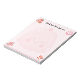 Niedlich Pink Jelly Desserts Notizblock