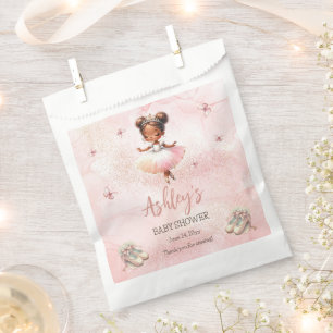 Niedlich Pink Kleine Ballerina Tutu Girl Babydusch Geschenktütchen