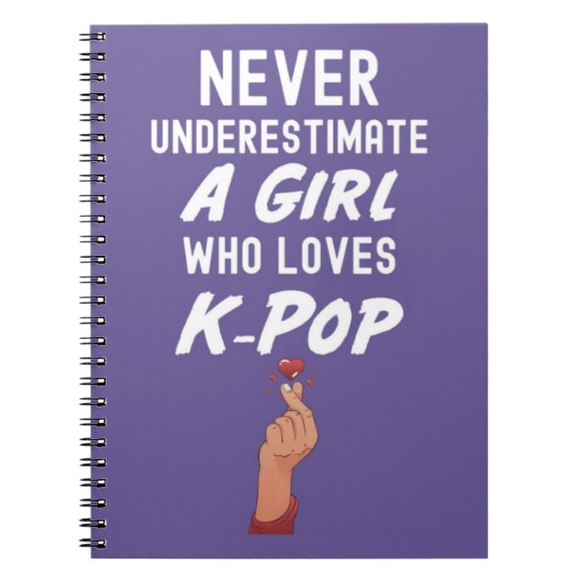Niedlich Pink Kpop Geschenke Girl Kawaii Korea Pop Notizblock (Vorderseite)
